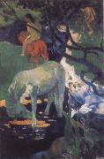 Paul Gauguin The White Horse painting